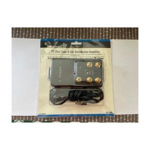 RadioShack 75-OHM Coax 4-Set Distribution Amplifier TV-VCR-FM Cat No 15-1168 NWT